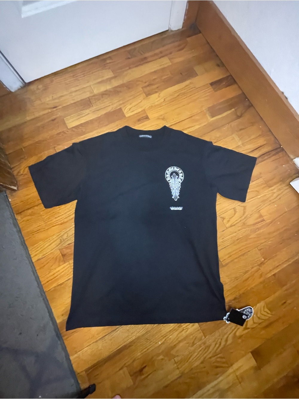 Chrome Hearts Black Short-Sleeve Graphic Tee
